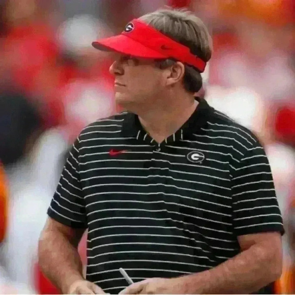 Nike Georgia Bulldogs UGA Team Issue Coach Kirby Smart Polo Shirt Mens NEW - Picture 4 of 11